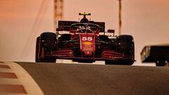 Carlos Sainz (Ferrari SF21). Abu Dhabi. F1 2021.