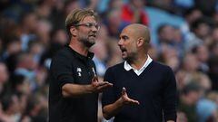 There is much history between the two Premier League coaches as their teams Manchester City and Liverpool battle for the league title.