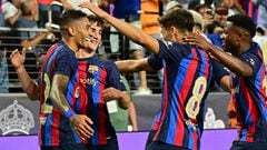 Raphinha’s stunning first-half strike was the difference between the teams as Barcelona beat Real Madrid in Saturday’s preseason Clásico at Allegiant Stadium.