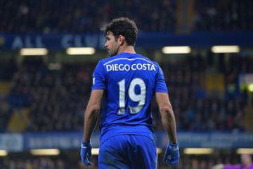 Diego Costa, que aporta con goles a Chelsea, queda en el podio con el 2,16% de las ventas.
