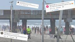 El video que indigna a las redes: ¡playas repletas en Estados Unidos!