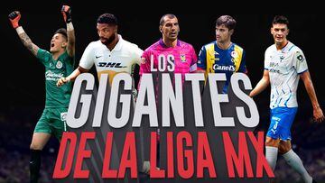 Los cinco jugadores m&aacute;s altos del Apertura 2021