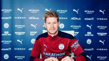Kevin De Bruyne signs Man City extension through to 2025