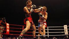 Joana Pastrana pelea con Sandy Coget por el t&iacute;tulo de campeona de Europa en Vistalegre.  