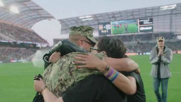LAFC helped US military officer reunite with his family