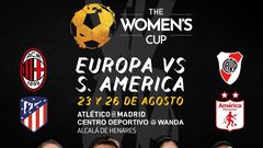 El torneo The Women’s Cup será en las instalaciones del Atlético