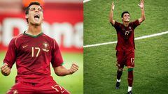 Han transcurrido ya 17 años desde que Cristiano Ronaldo anotó su primer gol en una Copa del Mundo con Portugal.