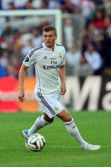 Toni Kroos arrived at Real Madrid in 2014 after helping Germany to the World Cup title.