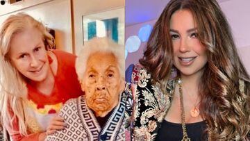 Laura Zapata le manda mensaje a Thalía sobre el estado de salud de su abuela