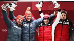 Canadá y Alemania comparten un oro histórico en bobsleigh