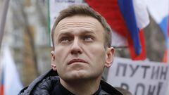 FILE PHOTO: Russian opposition leader Alexei Navalny attends a rally in memory of politician Boris Nemtsov, who was assassinated in 2015, in Moscow, Russia February 24, 2019. REUTERS/Tatyana Makeyeva/File Photo