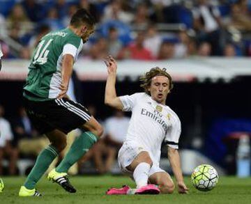 El croata Luka Modric no fue titular en varios de los partidos del Real Madrid la pasada campaña.