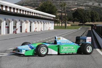 El Benetton b194 fue uno de los coches que pilotó durante el tiempo que corrió con este equipo (1991-1995).