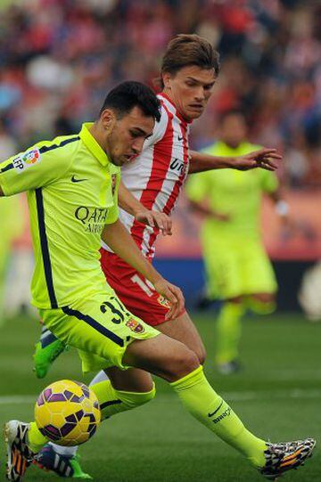 Barcelona y Almería sostuvieron un reñido encuento en una nueva fecha de la Liga BBVA.