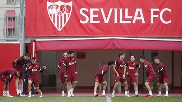 Entrenamiento del Sevilla