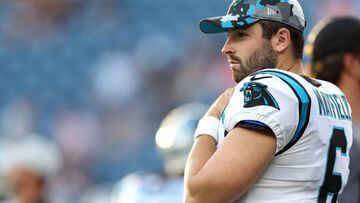 Baker Mayfield paid his Panthers teammate to use the No. 6 jersey - AS USA