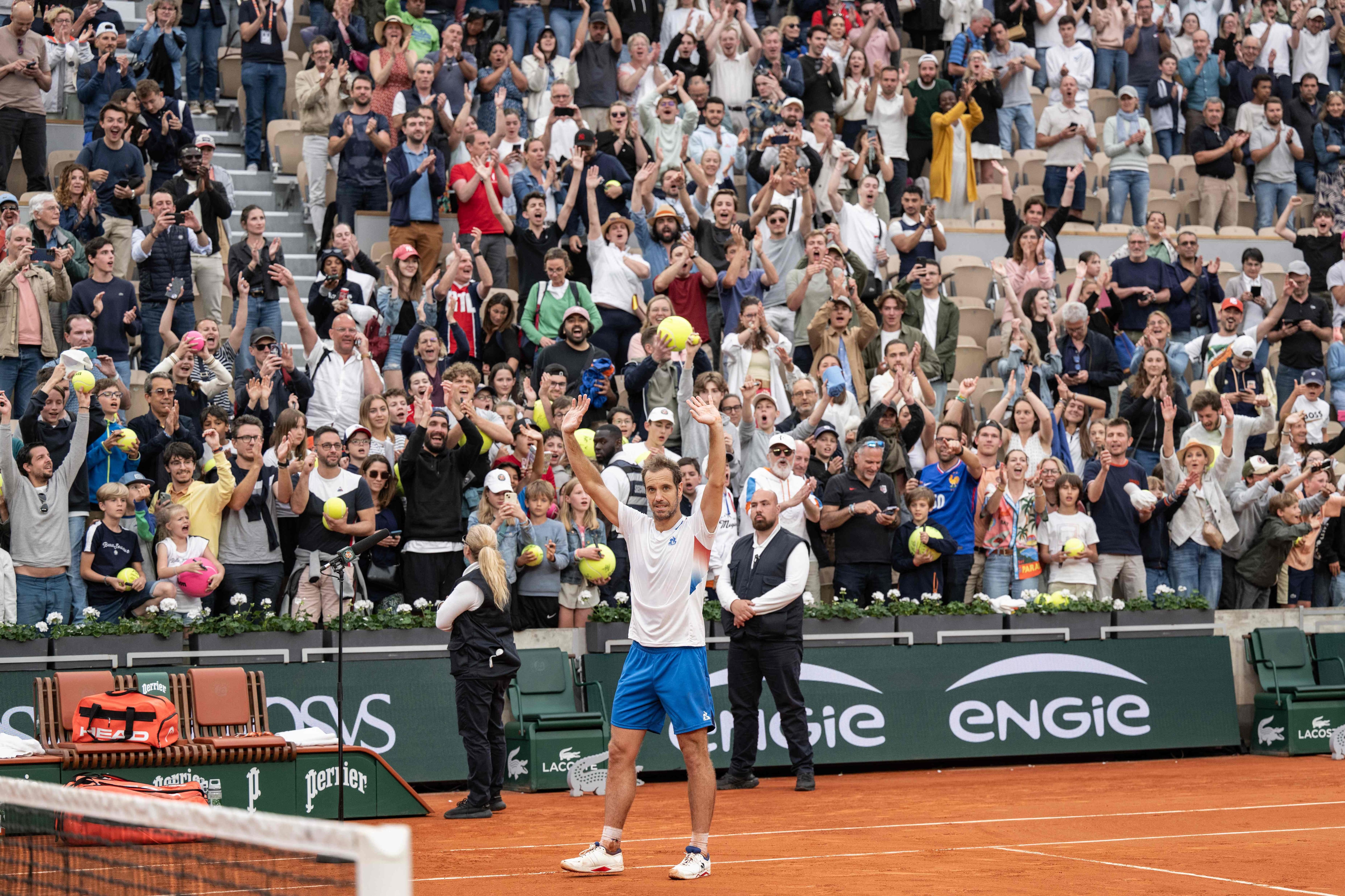 Los 37 están de moda: Gasquet enloquece París