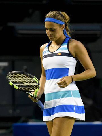 Monica Puig of Puerto Rico couldn't compete today.