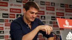 El guardameta del Oporto, Iker Casillas, en su despedida del Real Madrid.