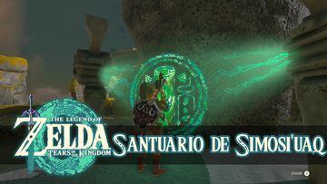 the legend of zelda tears of the kingdom nintendo switch guia santuario simosi'uaq