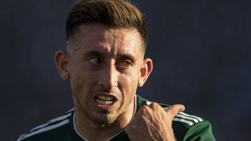 Héctor Herrera, ausente en entrenamiento de México
