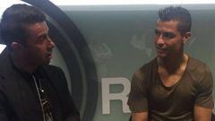 Cristiano comparte con Tello en la Ciudad Deportiva del Real Madrid