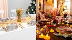 Reunimos las mejores ideas para decorar la mesa en Navidad por menos de 20 euros