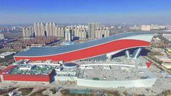 Pista de esqu&iacute; indoor m&aacute;s grande del mundo en Harbin, grupo Wanda
