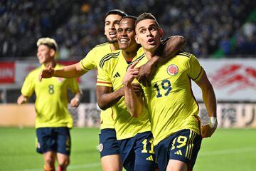 Jhon Jáder Durán y un golazo de chilena de Rafael Santos Borré le dieron la vuelta al marcador tras el primer tanto de Mitoma. Lorenzo mantiene su invicto con la Selección Colombia.