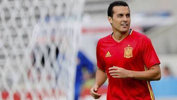 Pedro Rodríguez en un partido de la selección española. Foto Instagram @_pedro17_