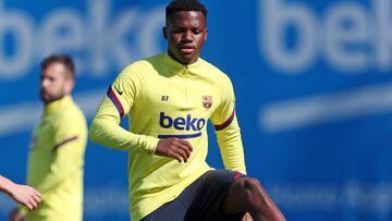 Barcelona's Ansu Fati injured and out of pre-season friendly