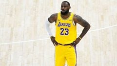 (FILES) In this file photo taken on February 23, 2021 LeBron James #23 of the Los Angeles Lakers in action during a game against the Utah Jazz at Vivint Smart Home Arena in Salt Lake City, Utah. - LeBron James has added ownership stakes in baseball&#039;s