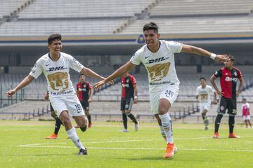 El canterano del Club Universidad ingresó de cambio y a los pocos minutos se hizo presente en el marcador frente al Mazatlán, esto en el Guardianes 2021