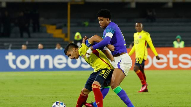 Colombia lucha ante Brasil, pero queda sin chances de título