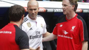 Zidane & 'Macca' at the 2015 Legends game.