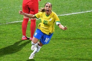 Brazilian star Marta is often referred to as the 'Queen' of women's soccer.