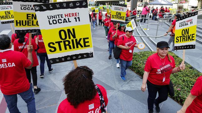 Why are thousands of Southern California hotel workers striking?
