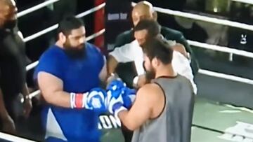 El Hulk iraní debuta en el boxeo ante un rival con 37 kilos menos: ¡el final nadie lo esperaba!