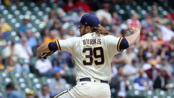 Corbin Burnes has tied the MLB record with 10 straight strikeouts