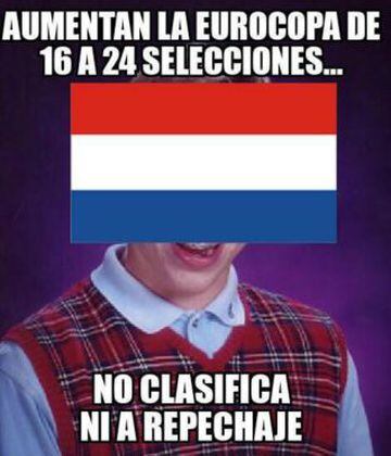 Los memes que dejó la eliminación holandesa