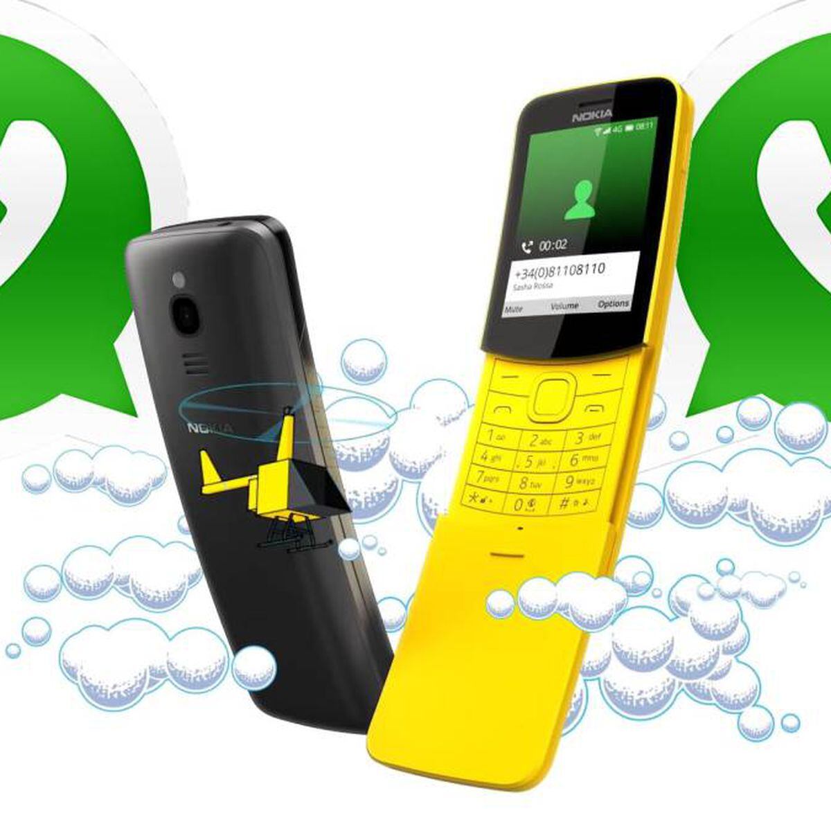 WhatsApp podría llegar pronto al nuevo Nokia 8810, Smartphones