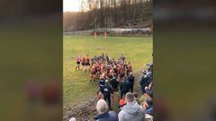 La brutal pelea en partido de rugby que avergüenza a Gales