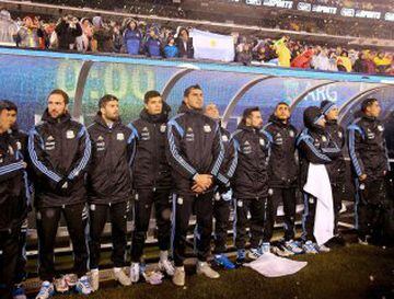 Argentina y Ecuador se vieron las caras en Nueva Jersey. Es el último amistoso de ambos antes de la Copa América.