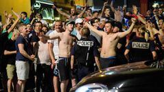 English fans in Marseilles on June 9 at Euro 2016.