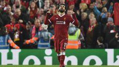 Salah, m&aacute;ximo goleador africano en una temporada de Champions.
