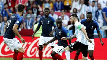 Así fue el enfrentamiento entre Argentina y Francia en el Mundial de 2018	