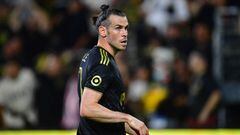 Jul 29, 2022; Los Angeles, California, USA; Los Angeles FC forward Gareth Bale (11) in action against Seattle Sounders during the second half at Banc of California Stadium. Mandatory Credit: Gary A. Vasquez-USA TODAY Sports