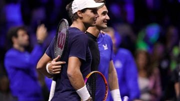 Ahead of his retirement, Roger Federer will team up with Rafael Nadal taking on the O2 Arena in London by storm this weekend. How to watch the match here.