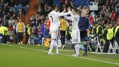 Sarabia debut&oacute; con el Real Madrid en Champions sustituyendo a Cristiano ante el Auxerre.
