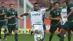 Miguel &Aacute;ngel Borja volvi&oacute; a jugar con Palmeiras ante Am&eacute;rica Mineiro por el Brasileirao